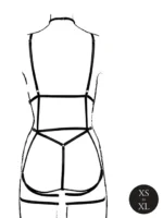 Le Desir - Amor -  Stropp Bodyharness - One size (XS-XL) - Bilde 5