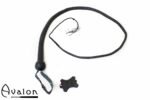 Avalon - BEHEMOTH - Bullwhip Heavy Handle, Svart 1,5 m