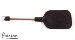 Avalon - OBERON - Spencer Paddle med hull og metallhåndtak med D-ring - Sort
