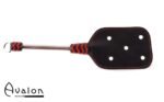 Avalon - OBERON - Spencer Paddle med hull og metallhåndtak med D-ring - Sort og rød