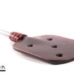 Avalon - OBERON - Spencer Paddle med hull og metallhåndtak med D-ring - Sort og rød 