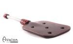 Avalon - OBERON - Spencer Paddle med hull og metallhåndtak med D-ring - Sort og rød