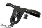 Avalon - GUILTY - Penis og Pung Harness - Svart