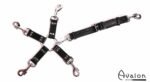 Avalon - SACRED - Hog-tie-sett med 5 deler - Sort