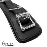 Avalon - ALCHEMY - Polstrede Fotcuffs - Sort