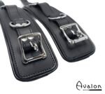 Avalon - ALCHEMY - Polstrede Fotcuffs - Sort