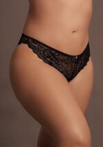 Le Désir Belle - Claire - Truse med Blonder og Detaljer - Queen Size - XL - 3XL