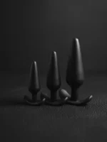 BQS - Buttplugg i silikon med anker stopper - Medium - Bilde 4
