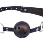 BQS - Ballgag med pustehull - Sort