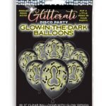 Glitterati - Glow In The Dark Ballonger - Penis motiv