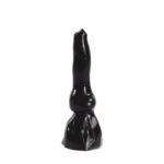 Dark Crystal - sort dildo med stødig bunn - 60