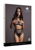 Le Desir - Key-Hole Fishnet Undertøysett - One Size