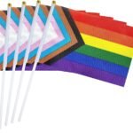 Pride flagg på pinne - Progress 