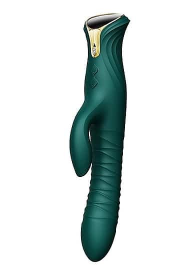 ZALO - Mose - Thrusting rabbitvibrator - Grønn