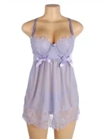 Gnist Undertøy - Negligee - Lilla kjole - Bilde 6