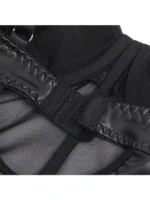 Gnist Undertøy - Wetlook kjole med mesh detaljer - Bilde 13