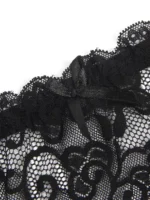 Gnist undertøy - Bred sexy blonde strømpeholder - Sort - Bilde 8