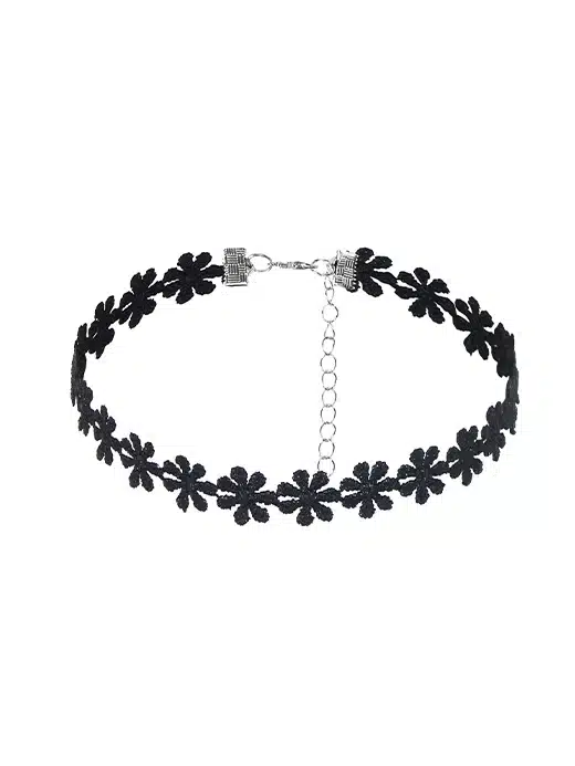 choker blonder blomst