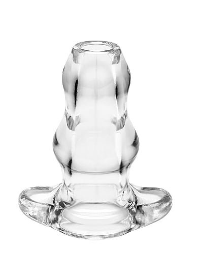 Perfect Fit - Double Tunnel Buttplug, Medium - Transparent