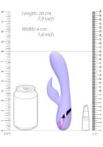 Loveline - Smooth Silicone Rabbit Vibrator - Lavendel