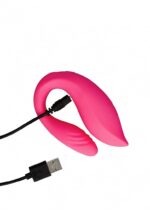 Loveline - Parvibrator med fjernkontroll - Rosa