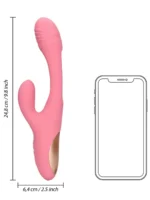 Loveline - Flapping Rabbitvibrator - Rosa - Bilde 3