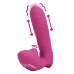 Loveline - Thrusting og tapping vibrator - Rosa