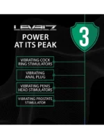 Levelz - 3 - Vibrerende buttplugg med roterende kuler - Bilde 5