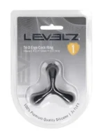 Levelz - Tri Ergo - Silikon Tri Penisring - Sort - Bilde 2