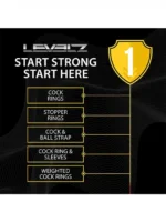 Levelz - Tri Ergo - Silikon Tri Penisring - Sort - Bilde 4