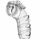 Man Cage - Model 5 - Kuklås 5,5" Transparent