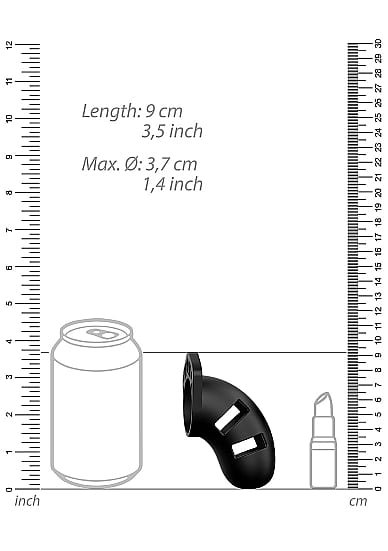Man Cage - Model 20 - Kuklås 3,5" Sort