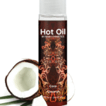 NUEI - HOT OIL - Varmende Massasjeolje - Kokos - 100ml