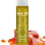 NUEI - HOT OIL - Varmende Massasjeolje - Karamell - 100ml
