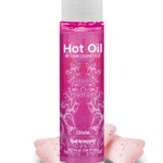 NUEI - HOT OIL - Varmende Massasjeolje - Bubblegum - 100ml