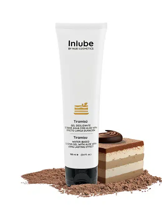 NU51377-glidemiddel-glidekrem-lube-lubricant-lubes-vannbasert-waterbased-tiramisu-dessert-med-smak-flavour-taste-aroma-01 nuei inlube glidemiddel tiramisu