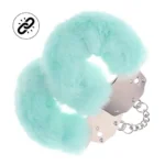 Ouch! Heavy-duty - Fluffy håndjern - Powder Green