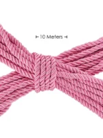 Ouch! Bondagetau - 10 meter - 6mm - Rosa - Bilde 2