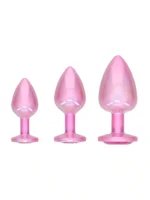 Paris Collection - Buttpluggsett i metall - Rosa - Bilde 4