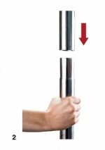 Ouch! Dance Pole - Sølv