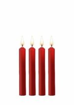 OUCH! - Teasing Wax Candles- 4 pk parafin vokslys - Rød