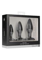 Ouch! Apex Buttplug Sett - 3 stk - Sort