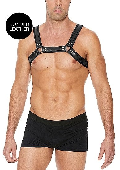 Ouch! Chest Bulldog Harness - Sort