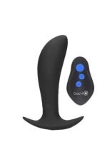 Ouch! Electro - Vibrerende Buttplug med Elektrostimulering - Sort
