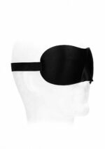Ouch!  Black & White - Satin Curvy Eyemask - Øyemaske Sort