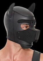 Ouch! Puppy Play - Hundemaske i Neopren - Sort