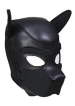 Ouch! Puppy Play - Hundemaske i Neopren - Sort