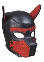 Ouch! Puppy Play - Hundemaske i Neopren - Rød