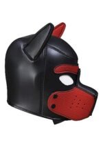 Ouch! Puppy Play - Hundemaske i Neopren - Rød