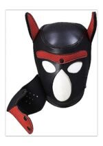 Ouch! Puppy Play - Hundemaske i Neopren - Rød